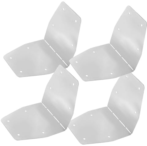 Hemoton Adjustable Metal Garden Bed Corner Brackets for Raised Planter Box Heavy Duty Support Screws for Flower and Vegetable Gardening