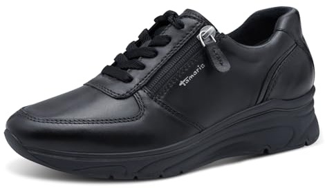 Tamaris Sneaker da donna a basso top, scarpe da ginnastica da donna con soletta intercambiabile, Blu navy., 36 EU