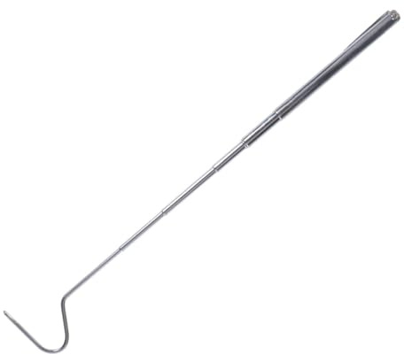 TOYANDONA Retractable Snake Hook 68cm Stainless Steel Reptile Catcher Stick
