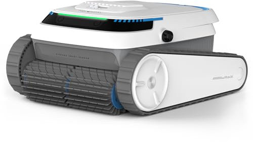 Pool-Royal Poolroboter PC10 Akku, Model 2025, Poolsauger, Kabellos, Autoparken und Wandklettern 3 Motoren 120 Minuten Batterielaufzeit für Schwimmbecken (Nur PC10 Poolroboter)