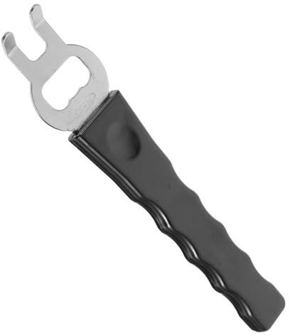 Pinza para Parrilla de Acero Inoxidable Negra, Herramienta Multiusos