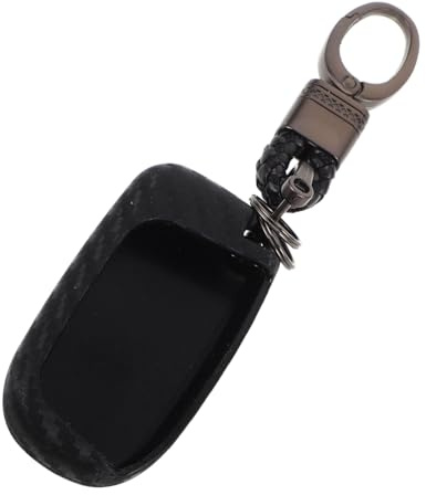 MAGICLULU Schlüsselanhänger-etui aus Kohlefaser-silikon Passend für Autoschlüssel Schutzhülle für Schlüsselanhänger mit Stoßabsorber-Funktion Kompatibel mit Original-schlüsseln