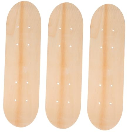 TOYANDONA Tabla Madera Manualidades para Pintar de 7 Capas, Tabla de Skate Hecha a Mano Fácil de Limpiar, Adecuado para Decoración en Casa o Parques