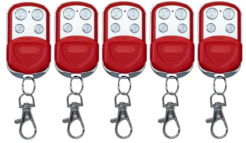 Lot de 5 télécommandes universelles pour ouvre-porte, duplicateur multifréquence pour garage, télécommande de commande, clone autocopiante, portail d'automatisation 280-868 MHz, émetteur à distance (5