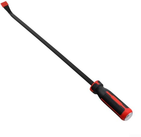 Drivstraw Heavy Duty Brecheisen Set 4-teilig mit abgewinkelten Spitzen und dickerem Schlagkappengriff, aus Chrom-Vanadium-Stahl, rutschfester Griff Brechstange für Demontage (61 cm)
