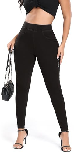 STARBILD Skinny Jeans pour Femme Slim Fit, Push Up Jegging Extensible Taille Haute
