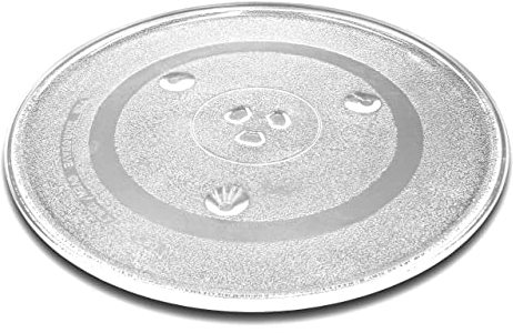 vhbw piatto universale per diversi forni a microonde ad es. compatibile con Bosch, Siemens, Bauknecht - Piatto girevole, 31,5 cm, vetro trasparente