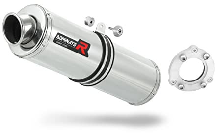 GSXR 600 K1-K5 Marmitta Racing Tondo Bolt-on Dominator Exhaust Terminale di Scarico Silenziatore 2001 2002 2003 2004 2005