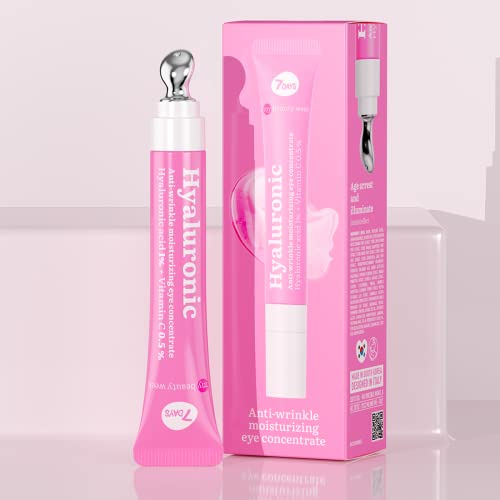 Crema para ojos con ácido hialurónico - Cuidado de la piel coreano - Crema para ojos para ojeras y ojos hinchados - Eliminador de bolsas para ojos antienvejecimiento