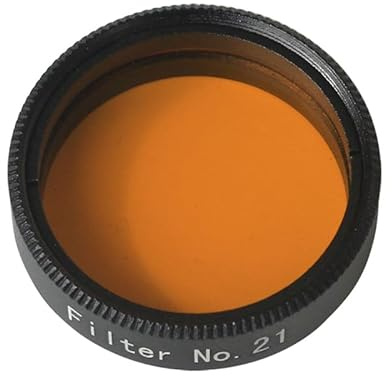 3,2 cm Astronomisches Zubehör Okularfilter #21 Orange Filter Glaslinse für Astronomisches Teleskop