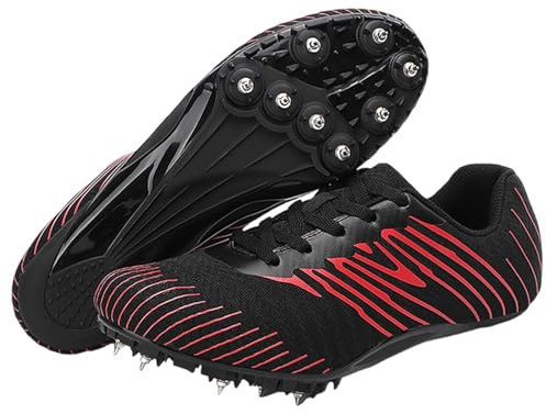 Zeihyeurus Track Spikes Schuhe Herren Damen,MäNnliche Leichte Trainingsschuh,Spikes Leichtathletik Kinder,Tragen Geeignet,rutschfeste,Herren Damen Und Kinder,Wettkampf-Lauftraining Weitsprung