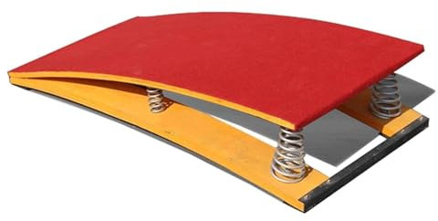 JDSHFEN Gymnastik Sprungbrett 2 Federn Gymnastik Sprungbrett Gymnastik Weitsprung Leichtathletik Sprungbrett，A-60 x 40 cm