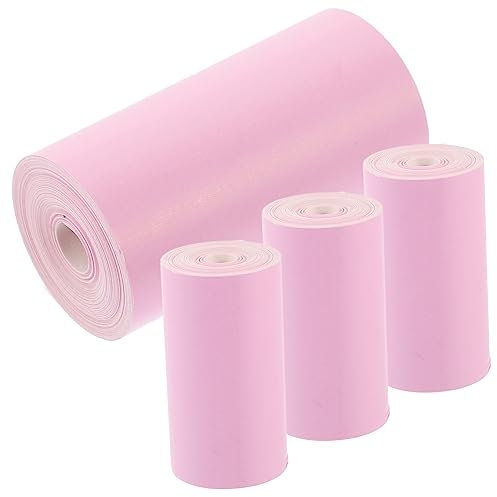 VILLFUL 4rollen Thermopapierrollen Für Kassenpapierrolle Zum Drucken Mehrzweck-thermopapier Kassenrollen Papierrolle Zum Drucken Kassenpapierrolle