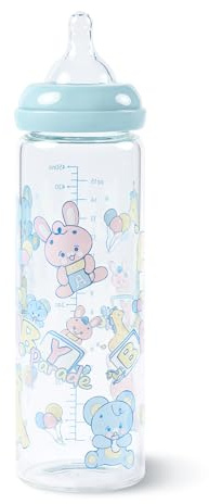 LittleForBig Erwachsene Flasche Ultra Gedruckt Spezialität überdimensioniert Glas Fütterung Baby Parade Muster