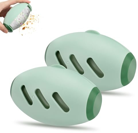 Fusselrolle Wiederverwendbar, 2 Stück Waschbarer Tragbarer Fusselrolle, Tierhaarentferner Für Tierhaare, Kleidung, Reisen, Haus, Teppiche, Mini Fusselrolle Für Unterwegs (2 Hellgrün)