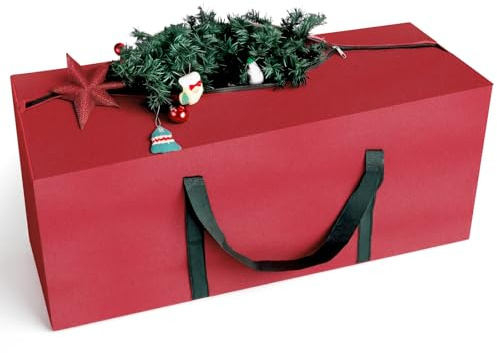Weihnachtsbaumtasche – Familien-Weihnachtsbaumtaschen zur Aufbewahrung, 3.2 ft – wasserdichte, strapazierfähige Oxford-Baumtasche – Aufbewahrung für Weihnachtsbäume mit verstärkten Griffen
