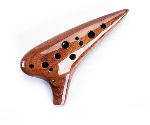 für Anfänger Okarina 12-Loch-Okarina Aus Keramik Professionelles Querflöte-Musikinstrument(SC2)