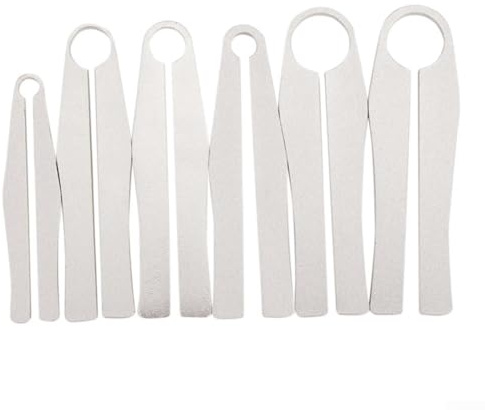 Lot de 6 outils de réparation d'objectif avec clé à molette, clé de serrage et appareil pour appareils photo Mp 5 mm 15 mm en alliage d'aluminium ouvert M2 pour SM pour M Ser
