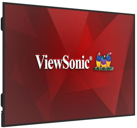 ViewSonic CDE9831 98 Inch 4K UHD Commercial Monitor with 500 Nits Brightness, 5000:1 Contrast Ratio, OPS Slot, 8GB RAM, 32GB Memory, Dual 16W Speaker, WiFi Slot