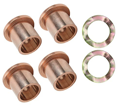 MasYosh Kit Boccole Snodo Sterzo King Pin da 6 Pezzi, Boccola Fuso in Lega Color Bronzo con Design Flangiato, per Modelli Precedenti a Gas Elettrici 2004+