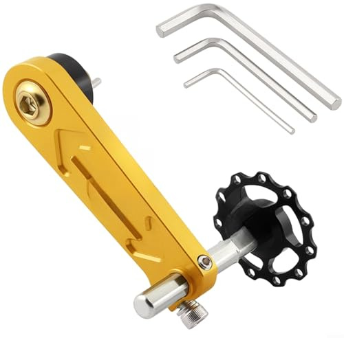Tensor de guía de cadena de bicicleta de aleación de aluminio CNC para MTB de una sola velocidad, desviador anticaídas con soporte ajustable para salto de suciedad y ciclismo todoterreno, negro