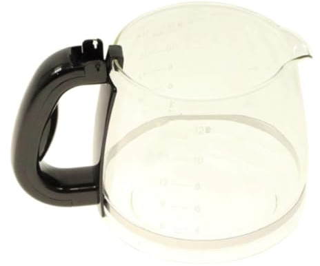 Riviera et Bar Glaskanne für Gastroback 42704 Design Coffee Pro Kaffeemaschine - Transparent, Modern, Kanne mit Deckel