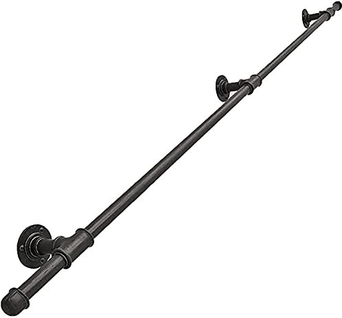 X&Z-XAOY Corrimano per Scale in Ferro Battuto, Casa/scalini Esterni/Portico/Loft/Appartamento Contro La Barra di Sostegno A Parete Includono Accessori (Size : 1.5m(5ft))
