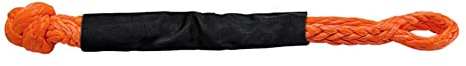 Asudaro Softschäkel Off-Road Schäkel 12t Bruchfestigkeit Tauwerkschäkel robuste Offroad-Schäkel Weiche Abschlepphackel für Boot ATV Truck Outdoor, Zufällige Lieferung