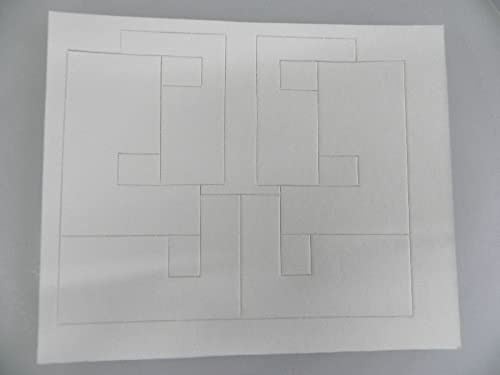 Generisch 3X 2 Karten m. 6 U-Dochten f.Nassenheider-Horizontal-Verdunster Imker,Imkerei,Varroa