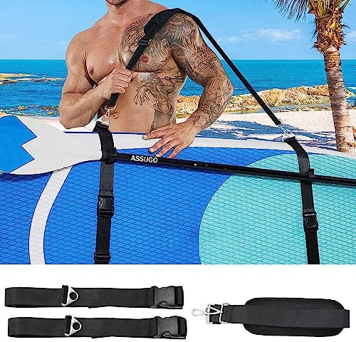 ASSUGO Surfbrett tragegurt, Verstellbarer Trageriemen sup zubehör, sup Transport für Stand Up Paddle Board Surfboard