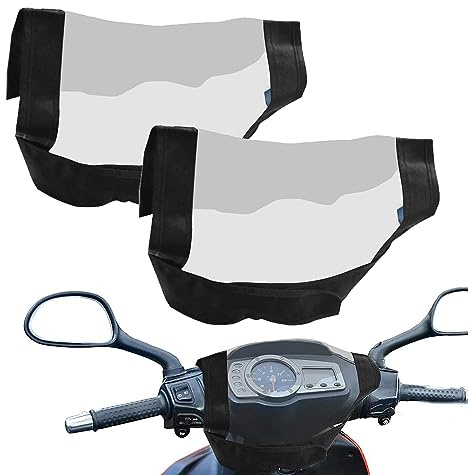 Lot de 2 housses de panneau de commande imperméables pour scooter de mobilité - Protection universelle - Noir