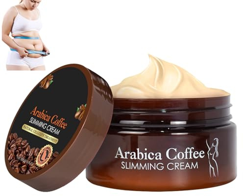 KOAHDE Kaffee Schlankheitscreme,Kaffee Fettverbrennungcreme,Kaffee Körper Schlankheitscreme,Schlankheitscreme gegen Cellulite,Bauchweg Creme Schlankheits,Straffende Cellulite Creme,120ML,1PC