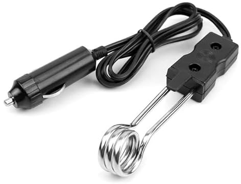 Tools compatible with 12V/24V Portable Electric Car Boiled Water Tea Immersion Heater for Compatible with Camping Picnic
