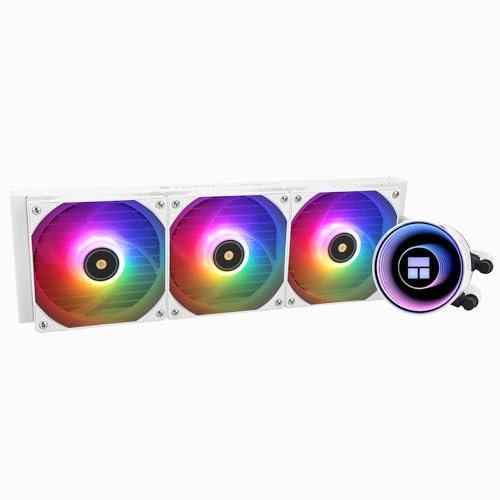 TR Frozen Notte 360 WHITE ARGB V2 CPU-Kühler, Wasser-CPU-Kühler, Spezifikationen des CPU-Kühlers 360 weiß, Dual-Lüfter PWM, S-FDB -Kugellager, geeignet für AMD/AM4, AM5, LGA1851