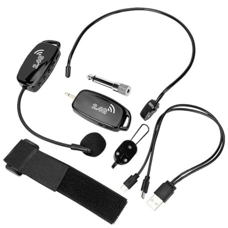ELICTECH - Sistema de micrófono inalámbrico para saxofón para trompeta, instrumentos de violín, receptor 2.4G, reducción de ruido