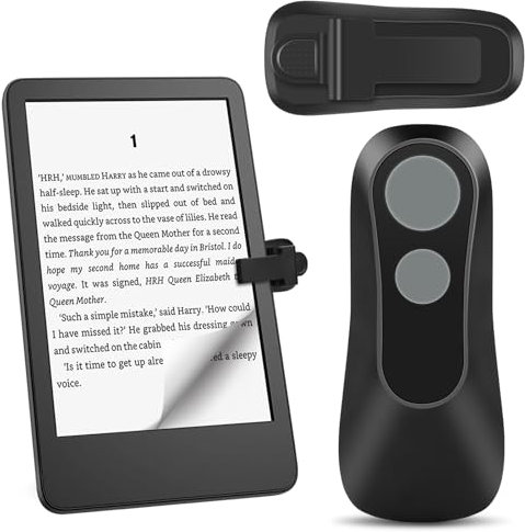 Vicloon Remote Control Page Turner for Kindle Paperwhite Kobo eReaders, Page Turner Clicker for iPad Tablets Reading Novels Taking, Kindle Page Turner Phone Camera Video Record Remote Triggers