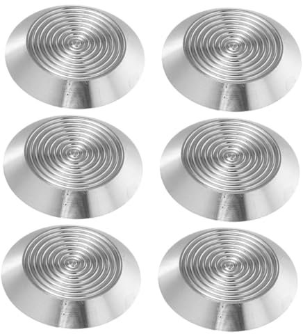 DOITOOL 6piezas Marcadores Táctiles Inoxidable Clavos Para Pasarelas De Aeropuerto y Duraderos Identificados