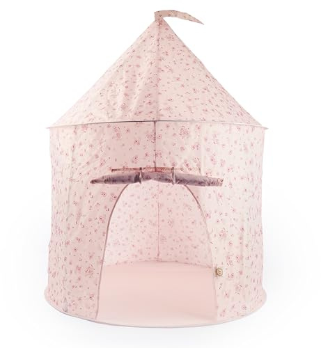Bieco bollbad för inomhus pop up prickar | inklusive 50 bollar | prinsessa | tält barn | lektält flickor | Princess Tent | bollbad | barntält flicka | lektält barnrum