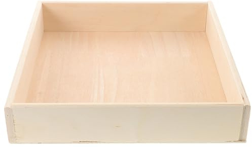 GLEAVI Wooden Sandbox for Boys and Girls Montessori Tray Square Sand Table Indoor Play Sensory Box Pit Toys Boys and Girls Box