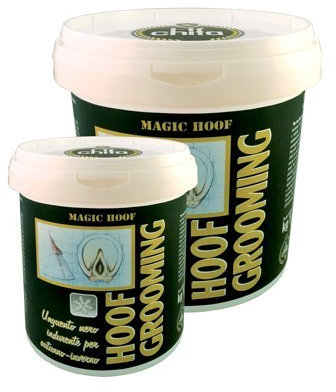 HOOF GROOMING NERO Unguento nero per lo zoccolo ad azione indurente