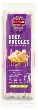 Go-Tan | Fideos Udon Japoneses | Pasta Típica Japonesa | Harina De Trigo Blando - 250 Gr