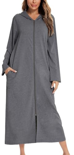 Lu's Chic Damen Weich Bademantel