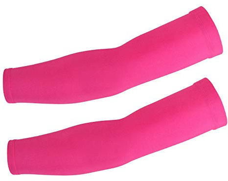 DETUCK Mangas de ciclismo UPF50+, protección solar, enfriamiento, seda helada, absorción del sudor, secado rápido, transpirable, alta elasticidad, mangas anti UV (un par)