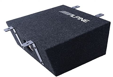 Alpine SWC-D84T6 Subwoofer Gehäuse kompatibel mit VW T6 & T6.1 California, 20cm Tieftöner mit 300W