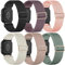 TUCOMO 6Pack Elastische Nylon Armband für Amazfit GTR mini/GTS 4 Mini/GTS 4/GTS 3/GTS 2 Mini/GTS 2e/GTS 2/GTS,Loop Dehnbare Ersatzband für Amazfit Active 2/Bip U Pro/Bip 3 Pro/Bip Lite Herren Damen