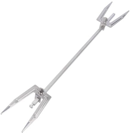 Supvox 3stücke Edelstahl Rotierender Hähnchenbratgabel Für Heißluftfritteuse Grillzubehör Mit Gabeln Und Achse Rostfrei Langlebig Für Saftiges Grillen Zu Hause