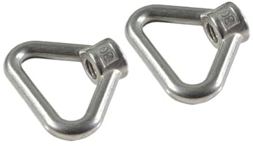 FANNIXI Triangle Ring nut M8 M10 5 Stück 304 Edelstahl Dreieck-Ringmuttern Ringmutter Dreiecksringe Mutter (Color : 5PCS, Size : M8)