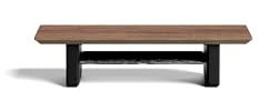 Skrivbordshylla mini monitorstativ upphöjare skrivbordsinstallation organisatör – valnöt, liten | 47 cm