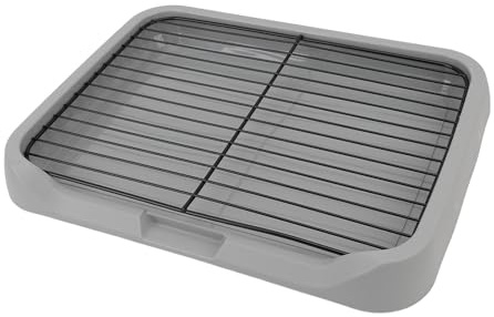 Bandeja para Orinal para Perros, Inodoro de Malla Inodoro para Perros, Almohadilla de Entrenamiento Extraíble
