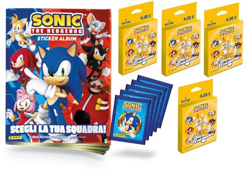 Sonic the Hedgehog: Scegli la tua Squadra! - Super Starter Pack [Album + 25 Bustine]